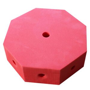 OCTÓGONO PLASTAZOTE ROJO#