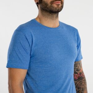 CAMISETA SOFTEE SPORTWEAR HOMBRE - XL, AZUL CLARO