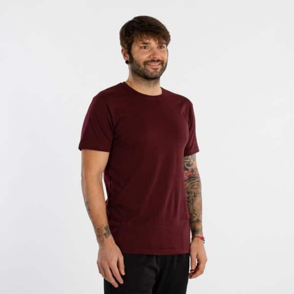 CAMISETA SOFTEE SPORTWEAR HOMBRE - M, GRANATE