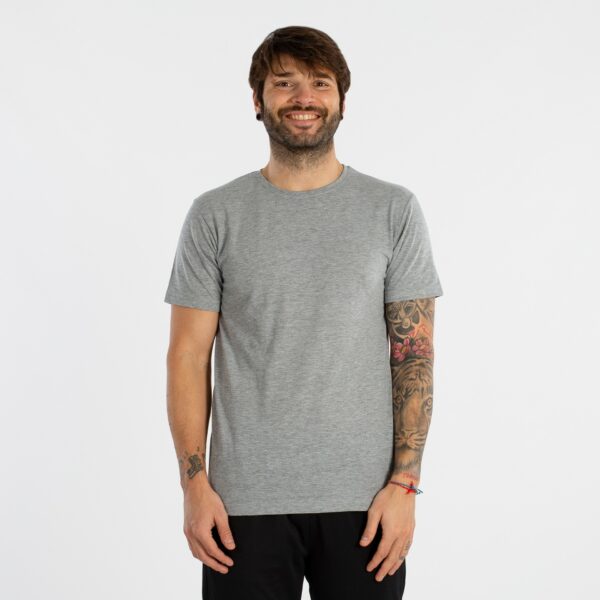 CAMISETA SOFTEE SPORTWEAR HOMBRE - S, GRIS CLARO