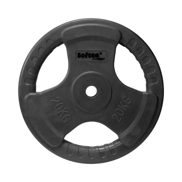 DISCO CAUCHO CON AGARRE - ROJO/negro, 5 KG 30MM - Imagen 6