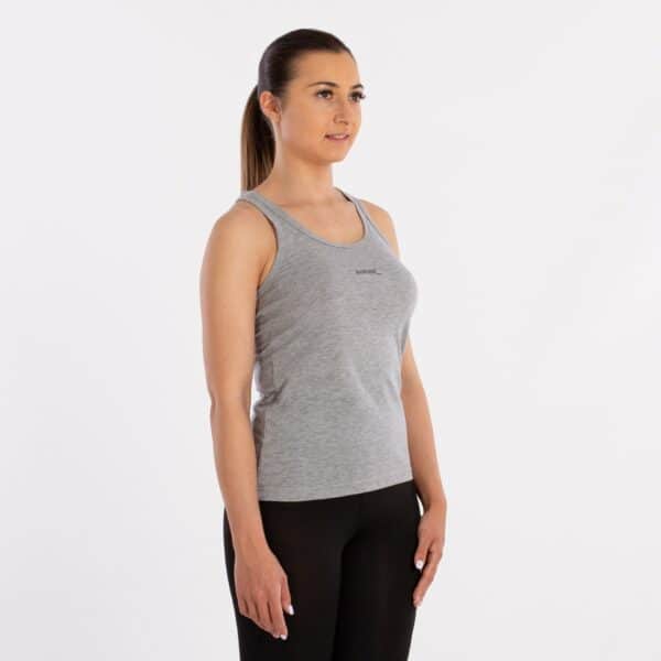 CAMISETA SOFTEE TIRANTES MOTIVATION MUJER - GRIS, XS - Imagen 4