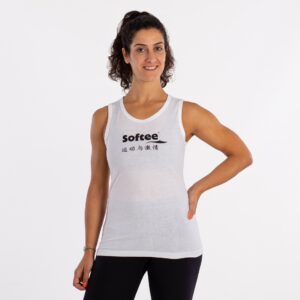 CAMISETA SOFTEE TIRANTES MOMENTUM MUJER - BLANCO, L