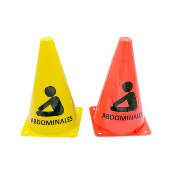 CONO TRAINING ABDOMINALES - AMARILLO, 23CM