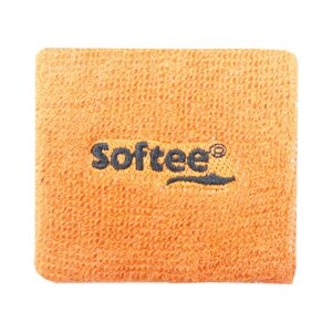 MUÑEQUERA NORMAL SOFTEE - NARANJA FLUOR, UNIDAD