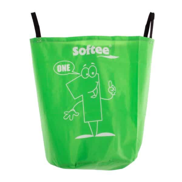 SACO DE SALTO SOFTEE NUMERADO - VERDE Nº1, 64CM - Imagen 2