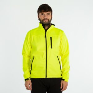 SOFTSHELL JACKET SOFTEE REGIS HOMBRE - AMARILLO FLUOR, S