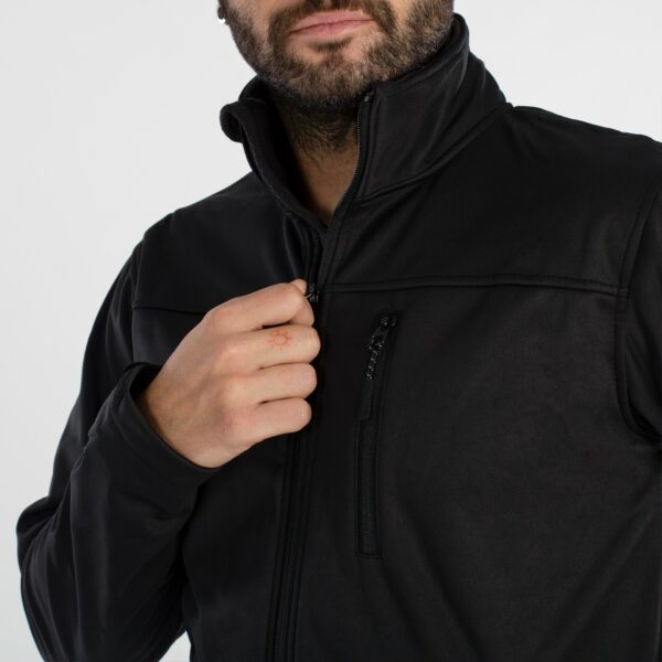 SOFTSHELL JACKET SOFTEE REGIS HOMBRE - NEGRO, S - Imagen 25
