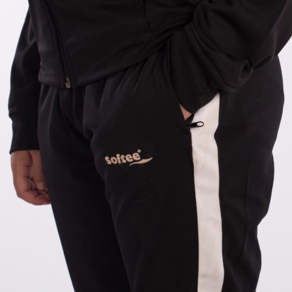 CHANDAL SOFTEE TEAM  INFANTIL - NEGRO/BLANCO, 8 AÑOS - Imagen 6