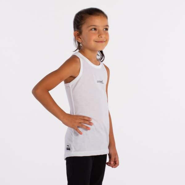 CAMISETA SOFTEE TIRANTES MOTIVATION NIÑA - 12 AÑOS, BLANCO - Imagen 5