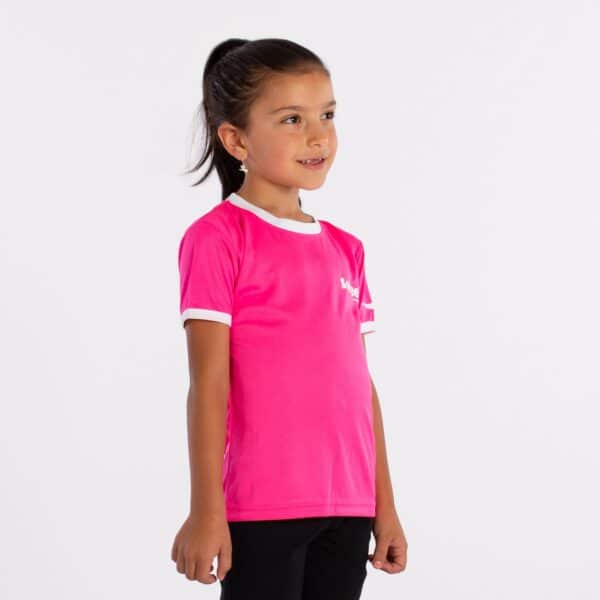 CAMISETA SOFTEE GALAXY NIÑA - FUCSIA FLUOR/BLANCO, 12 AÑOS - Imagen 4