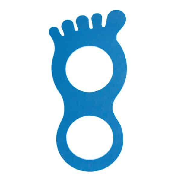 TAPIZ CON FORMA DE PIE 4cm - AZUL,95x51x4 cm - Imagen 2
