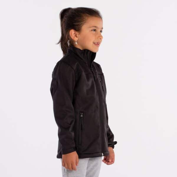 SOFTSHELL JACKET SOFTEE REGIS NIÑA - 10 AÑOS, NEGRO - Imagen 2