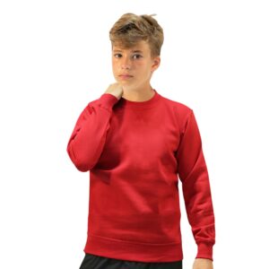 SUDADERA SOFTEE OWEN INFANTIL - 10 AÑOS, ROJO