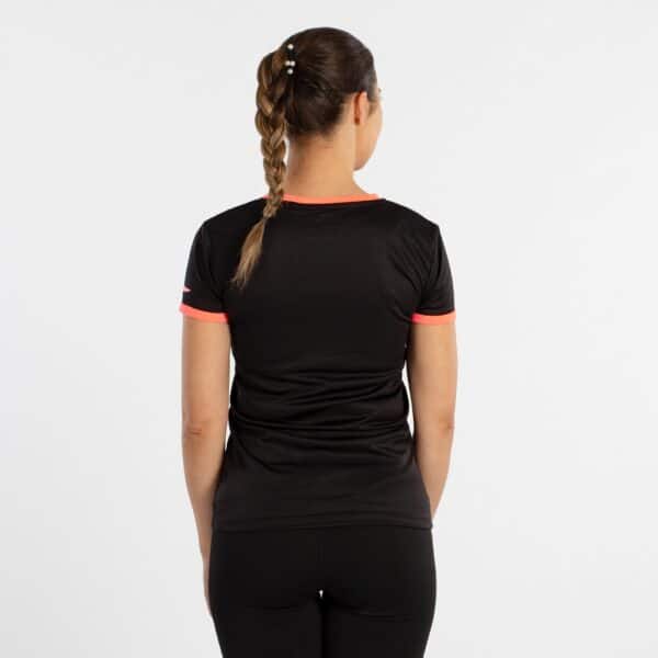 CAMISETA SOFTEE GALAXY MUJER - S, FUCSIA FLUOR/BLANCO - Imagen 4