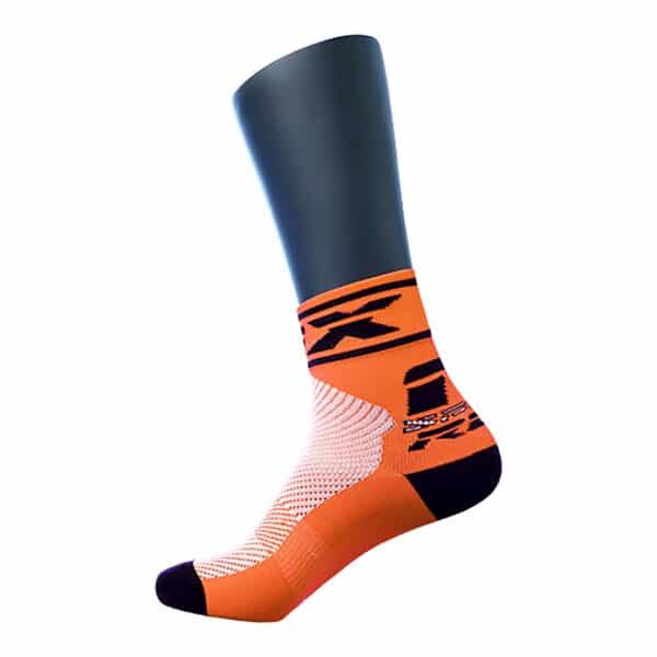 CALCETIN ROX R- RUNNING STEP MEDIA CAÑA - NARANJA FLUOR, 43-46