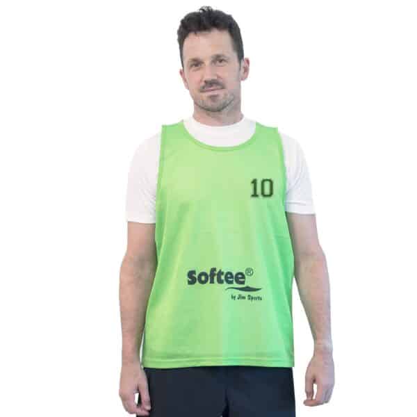SET 5 PETOS SOFTEE NUMERADOS del 6 al 10 - AMARILLO, JUVENIL - Imagen 4