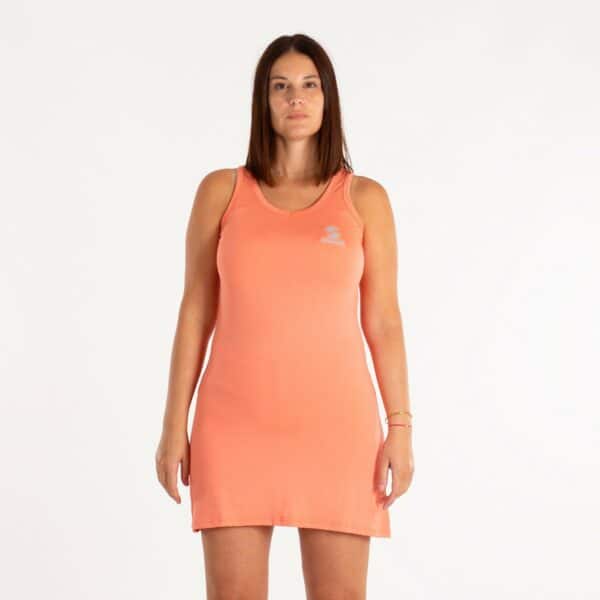 VESTIDO SOFTEE PADEL  ATENEA - NEGRO/AMARILLO FLUOR, XS - Imagen 10
