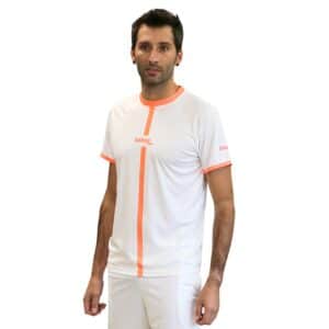 CAMISETA SOFTEE TIPEX NIÑO  - 14 AÑOS, BLANCO/CORAL FLUOR