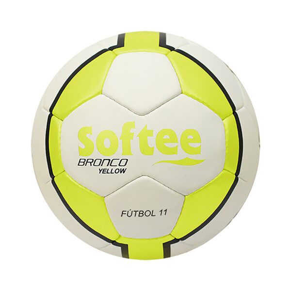 BALON SOFTEE BRONCO LIMITED EDITION - FUTBOL11, AMARILLO FLUOR