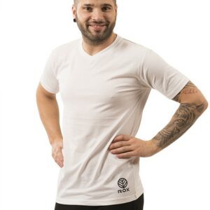 CAMISETA ROX R-TIPICO CUELLO UVE INFANTIL - 10 AÑOS, BLANCO