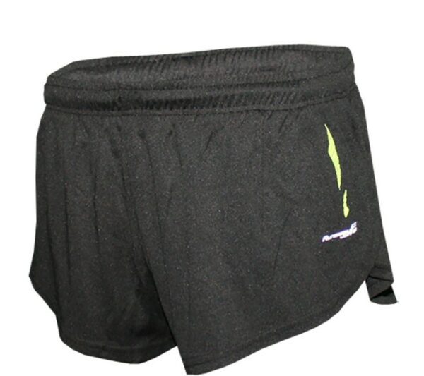 PANTALON COMPETICION RUNNING ZATOPEK RUNAWAY - NEGRO/AMARILLO, L blanco-amarillo - Imagen 3