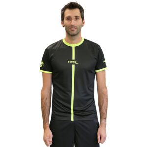 CAMISETA SOFTEE TIPEX NIÑO  - 12 AÑOS, NEGRO/AMARILLO FLUOR