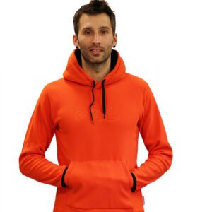 FORRO POLAR SOFTEE CLARK CON CAPUCHA NIÑO - 8 AÑOS, NEGRO/ROJO#