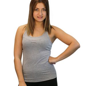 CAMISETA TIRANTES MOTIVATION MUJER - XL, GRIS CLARO