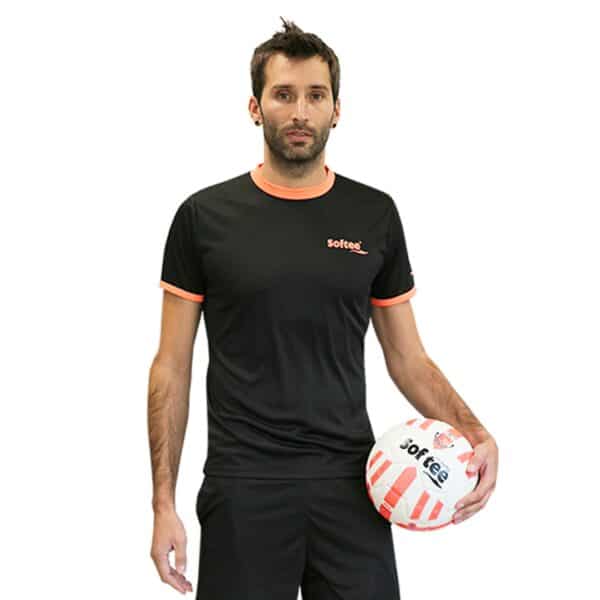CAMISETA SOFTEE GALAXY HOMBRE - BLANCO/AMARILLO FLUOR, L# - Imagen 3