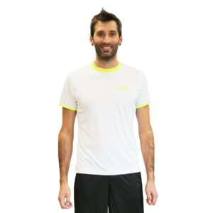 CAMISETA SOFTEE GALAXY NIÑO - BLANCO/VERDE FLUOR, 8 AÑOS