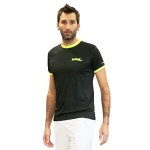 CAMISETA SOFTEE GALAXY NIÑO - NEGRO/AMARILLO FLUOR, 6 AÑOS