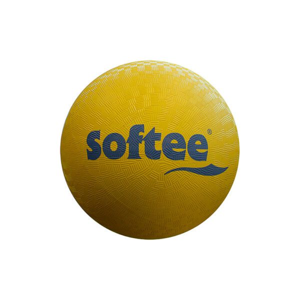PELOTA CAUCHO SOFTEE - NEGRO/AMARILLO, 240 MM - Imagen 2