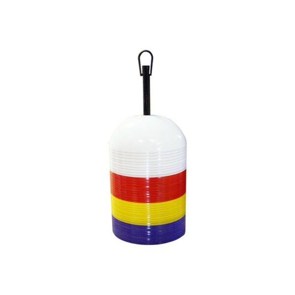 SET DE CONOS SOFTEE REDONDO - 40 UDES, AMARILLO FLUOR/NEGRO - Imagen 3