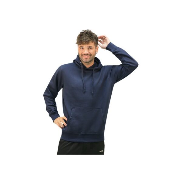 SUDADERA SOFTEE KELVIN INFANTIL - 8 AÑOS, NEGRO CAPUCHA - Imagen 6