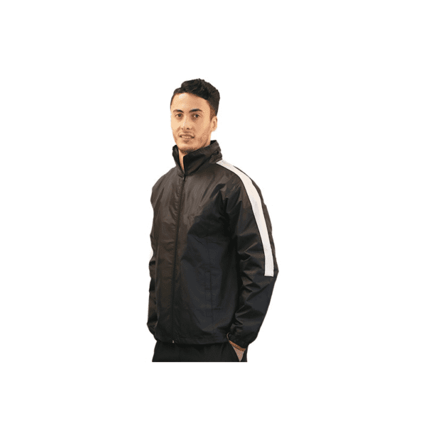 SUDADERA SOFTEE TEAM ADULTO - NEGRO/BLANCO, L#