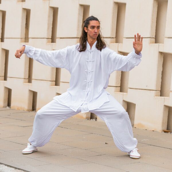 Chaqueta Tai Chi Training. Blanco. 000 - Imagen 3