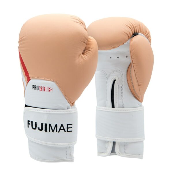 Guantes Boxeo ProSeries 2.0 Piel. Peach/Blanco. 12oz