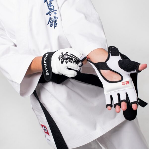 Guantes Kyokushin Kenshin. L BLANCO/NEGRO - Imagen 5