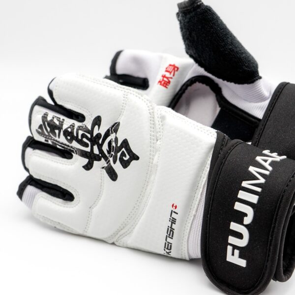 Guantes Kyokushin Kenshin. L BLANCO/NEGRO - Imagen 3