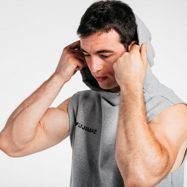 Sudadera sin Mangas RLTD. Gris. L - Imagen 4
