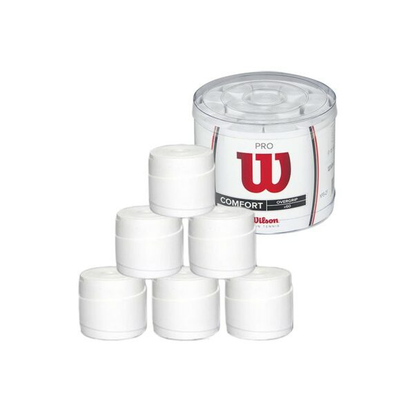 TARRO 60 OVERGRIPS WILSON BLANCO PRO PADEL