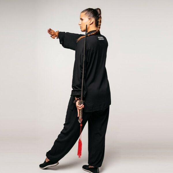 Uniforme Tai Chi Qïng. Negro. XL - Imagen 6