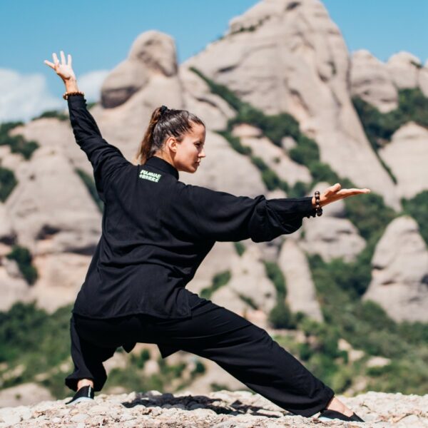 Uniforme Tai Chi Qïng. Negro. XL - Imagen 2