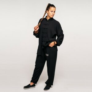 Uniforme Tai Chi Qïng. Negro. XL