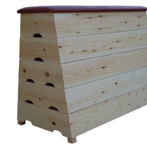 Plinton (Esc. Toledo) Senior, 5 segmentos Piramidal. 140x40x105 cm. Tapizado sintético