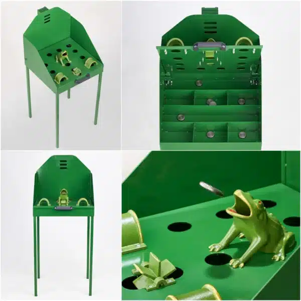 MESA DE RANA/SAPO MUEBLE METALICO JUEGO - Imagen 4