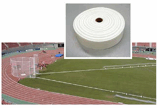 Cinta de señalización de Sector. Blanco atletismo - Imagen 2