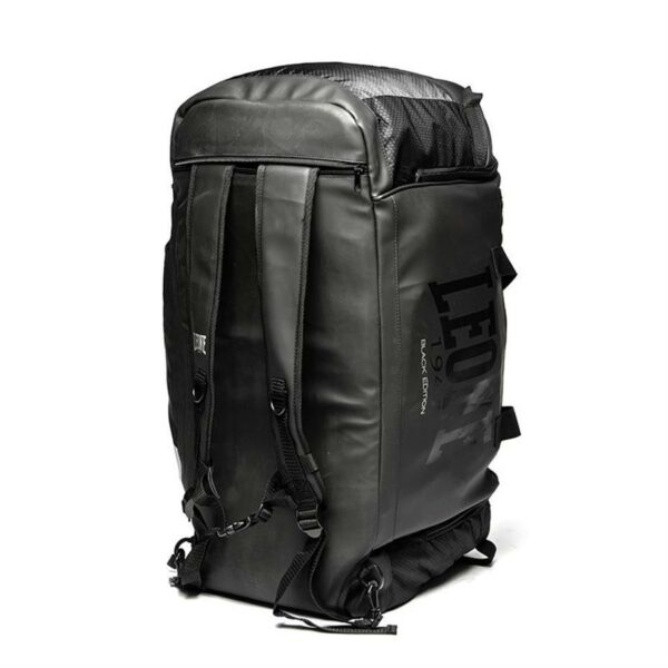 Leone 1947 Bolsa Gimnasio Mochila Black Edition 70L Negro AC941 - Imagen 2