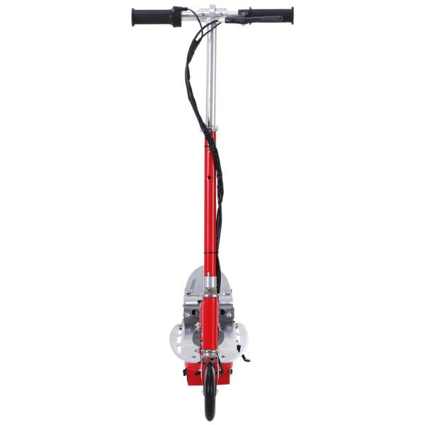 Patinete Eléctrico Scooter Plegable con Manillar - Color Rojo - 81.5x37x96cm - Imagen 7